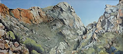 Baviaanskloof - East | 2012 | Oil on Canvas | 75 x 115 cm